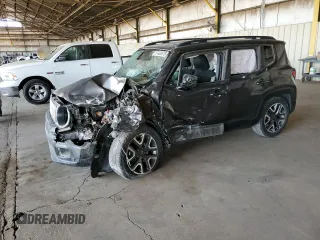 2017 Jeep Renegade Altitude z VIN ZACCJABB8HPG36797, wystawiony jako Copart lot #57436575 z przebiegiem Nie podano mil oraz Szkoda całkowita • Salvage title. Historia ofert i sprzedaży dostępna na DreamBid. Obrazek 1.