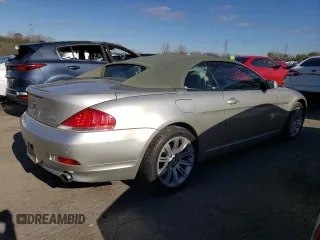 2007 BMW 6 Series 650i with VIN WBAEK135X7CN80487, listed as a Copart auction lot 80215954 with 112,499 mi miles and Clean Title. Bid and sale history available at carsss.com. Image 3.