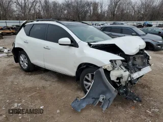 2013 Nissan Murano SL with VIN JN8AZ1MU0DW207573, listed as a Copart auction lot 44251895 with 103,749 mi miles and Salvage Title. Bid and sale history available at carsss.com. Image 4.