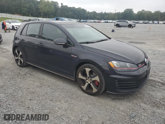 2016 Volkswagen GTI S with VIN 3VW447AU7GM018032, listed as a Copart auction lot 72693904 with 105,001 mi miles and Salvage Title. Bid and sale history available at DreamBid. Image 4.