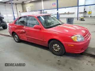 2004 Hyundai Accent GL with VIN KMHCG45C94U538368, listed as a Copart auction lot 42444565 with 163,028 mi miles and Salvage Title. Bid and sale history available at carsss.com. Image 4.