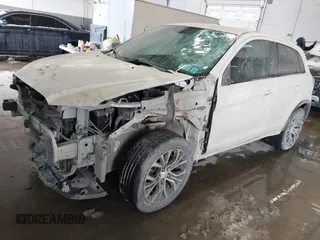 2018 Mitsubishi Outlander Sport ES 2.0 with VIN JA4AR3AU5JZ017915, listed as a IAAI auction lot 41515451 with 120,082 mi miles. Bid and sale history available at carsss.com. Image 2.