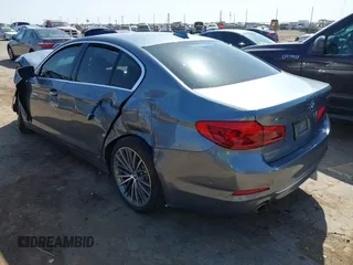 2018 BMW 5 Series 530i xDrive with VIN WBAJA7C53JG907445, listed as a IAAI auction lot 42007516 with Not Provided miles. Bid and sale history available at carsss.com. Image 3.
