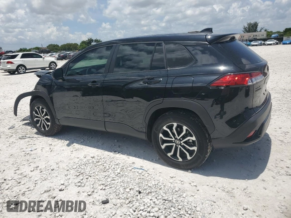 2025 Toyota Corolla Cross Hybrid S z VIN 7MUFBABG5SV077702, wystawiony jako Copart lot #60262515 z przebiegiem 5 129 mil mil oraz Szkoda całkowita • Salvage title. Historia ofert i sprzedaży dostępna na DreamBid. Obrazek 2.