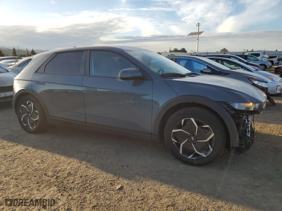 2024 Hyundai IONIQ 5 SEL with VIN KM8KN4DE7RU341954, listed as a Copart auction lot 47880755 with 1225 miles and Salvage Title. Bid and sale history available at carsss.com. Image 4.