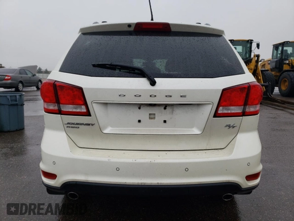 2014 Dodge Journey R/T z VIN 3C4PDDFG4ET199515, wystawiony jako Copart lot #86354504 z przebiegiem 128 888 mil mil oraz Szkoda całkowita • Salvage title. Historia ofert i sprzedaży dostępna na DreamBid. Obrazek 6.