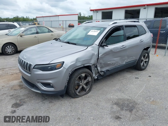 2020 Jeep Cherokee Limited with VIN 1C4PJLDB2LD560723, listed as a IAAI auction lot 41658092 with 73,978 mi miles. Bid and sale history available at carsss.com. Image 17.
