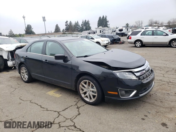 2010 Ford Fusion SEL with VIN 3FAHP0JA0AR429684, listed as a Copart auction lot 82409314 with 0 mi miles and Salvage Title. Bid and sale history available at carsss.com. Image 4.