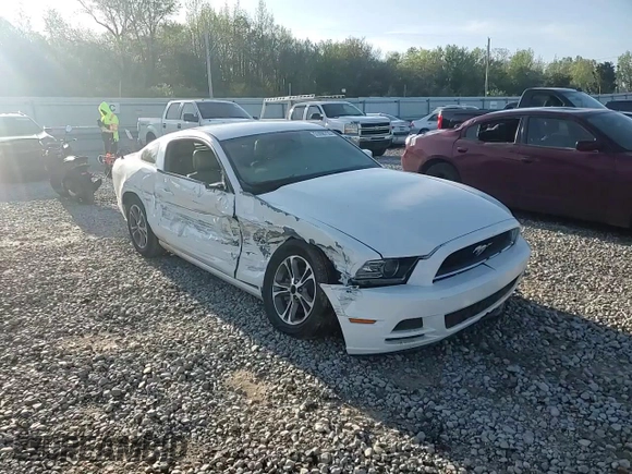 2014 Ford Mustang V6 with VIN 1ZVBP8AM2E5264414, listed as a Copart auction lot 51498755 with 162,595 mi miles and Salvage Title. Bid and sale history available at carsss.com. Image 11.