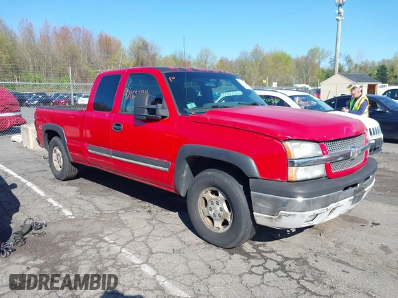 2004 Chevrolet Silverado 1500 Z71 with VIN 2GCEK19T441184081, listed as a IAAI auction lot 42142394 with 189,892 mi miles. Bid and sale history available at carsss.com. Image 1.