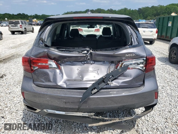 2020 Acura MDX with VIN 5J8YD3H35LL013855, listed as a Copart auction lot 54651515 with 83,778 mi miles and Salvage title. Bid and sale history available at DreamBid. Image 6.