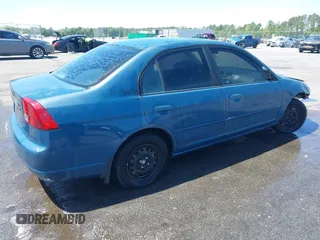 2003 Honda Civic LX with VIN 2HGES165X3H598298, listed as a IAAI auction lot 42035109 with 216,806 mi miles. Bid and sale history available at carsss.com. Image 4.