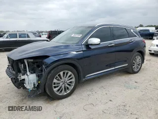 2023 Infiniti QX50 Luxe z VIN 3PCAJ5BA6PF106162, wystawiony jako Copart lot #48497535 z przebiegiem 23 003 mil mil oraz Szkoda całkowita • Salvage title. Historia ofert i sprzedaży dostępna na DreamBid. Obrazek 1.