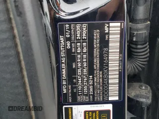 2019 Mercedes-Benz GLC 300 z VIN WDC0G4KB0KV164978, wystawiony jako Copart lot #58817545 z przebiegiem 85 271 mil mil oraz Szkoda całkowita • Salvage title. Historia ofert i sprzedaży dostępna na DreamBid. Obrazek 13.
