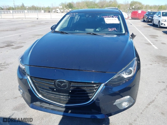 2014 Mazda Mazda3 s Grand Touring with VIN JM1BM1M32E1208762, listed as a IAAI auction lot 41814130 with 117,620 mi miles. Bid and sale history available at carsss.com. Image 13.