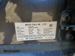 2023 Tesla Model S Plaid with VIN 5YJSA1E64PF499373, listed as a Copart auction lot 78744674 with Not provided miles and Salvage title. Bid and sale history available at DreamBid. Image 12.