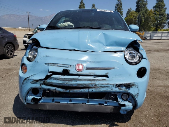 2015 FIAT 500e with VIN 3C3CFFGEXFT732572, listed as a Copart auction lot 56031635 with 65,073 mi miles and Clean title. Bid and sale history available at DreamBid. Image 5.