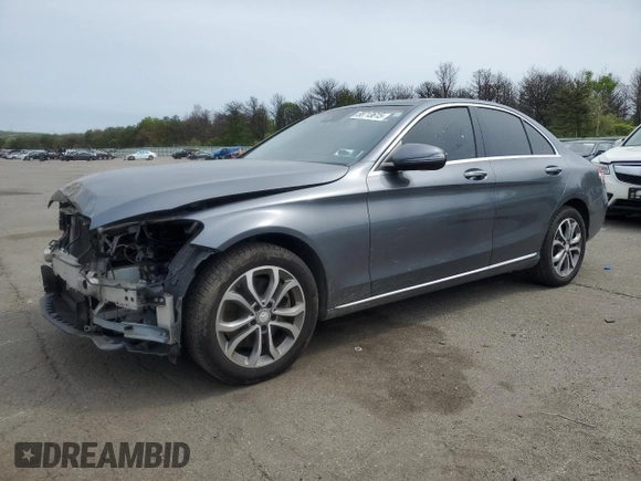 2017 Mercedes-Benz C 300 z VIN 55SWF4KB6HU195211, wystawiony jako Copart lot #58713615 z przebiegiem 87 742 mil mil oraz Szkoda całkowita • Salvage title. Historia ofert i sprzedaży dostępna na DreamBid. Obrazek 1.