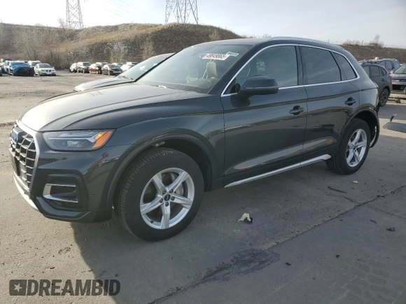 2024 Audi Q5 Premium with VIN WA1ABAFY3R2034186, listed as a Copart auction lot 49849865 with 8,850 mi miles and Salvage Title. Bid and sale history available at carsss.com. Image 1.