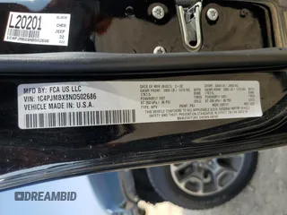 2022 Jeep Cherokee Trailhawk с VIN 1C4PJMBX8ND502686, выставлен на аукционе Copart как лот 51180645 с пробегом 62 865 миль миль и Списание • Salvage title. История ставок и продаж доступна на DreamBid. Изображение 14.