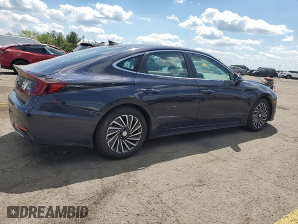 2020 Hyundai Sonata Hybrid Limited with VIN KMHL54JJ3LA010562, listed as a Copart auction lot 51550634 with 34,161 mi miles and Salvage Title. Bid and sale history available at carsss.com. Image 3.