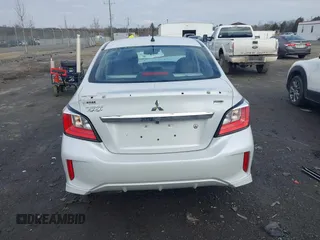 2021 Mitsubishi Mirage G4 ES with VIN ML32FUFJ0MHF03880, listed as a IAAI auction lot 41498750 with 49,386 mi miles. Bid and sale history available at carsss.com. Image 16.