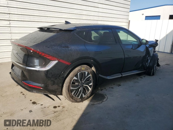 2023 Kia EV6 Wind with VIN KNDC34LA9P5111255, listed as a Copart auction lot 75493074 with 78,294 mi miles and Salvage Title. Bid and sale history available at carsss.com. Image 3.