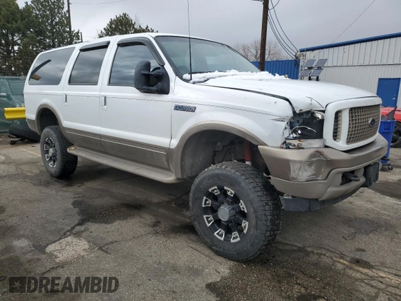 2003 Ford Excursion Eddie Bauer z VIN 1FMNU45S03EB44047, wystawiony jako Copart lot #47495395 z przebiegiem 178 415 mil mil oraz Szkoda całkowita • Salvage title. Historia ofert i sprzedaży dostępna na DreamBid. Obrazek 4.
