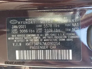 2021 Genesis G90 Premium with VIN KMTF34PA7MU090254, listed as a Copart auction lot 82356773 with 22,132 mi miles and . Bid and sale history available at carsss.com. Image 12.