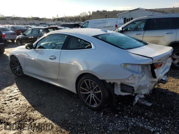 2022 BMW 4 Series 430i xDrive with VIN WBA73AP08NCH76285, listed as a Copart auction lot 85559554 with 25,366 mi miles and Salvage Title. Bid and sale history available at DreamBid. Image 2.