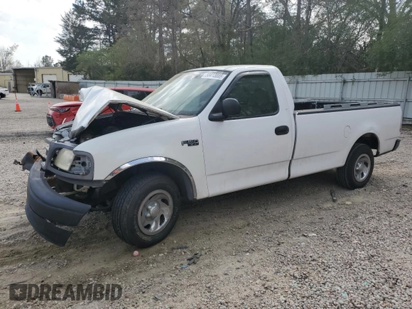 2002 Ford F-150 XL with VIN 1FTRF17262NA10489, listed as a Copart auction lot 50413885 with 203,093 mi miles and Salvage Title. Bid and sale history available at carsss.com. Image 1.