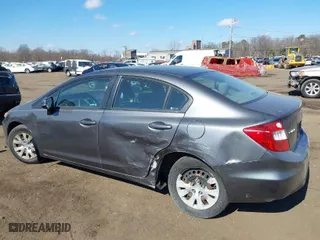 2012 Honda Civic Sdn LX with VIN 19XFB2F52CE329264, listed as a IAAI auction lot 41654894 with 110,836 mi miles. Bid and sale history available at carsss.com. Image 6.