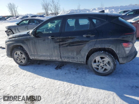 2024 Hyundai Kona SE with VIN KM8HACAB0RU163640, listed as a Copart auction lot 45955085 with 12,445 mi miles and Salvage Title. Bid and sale history available at carsss.com. Image 2.