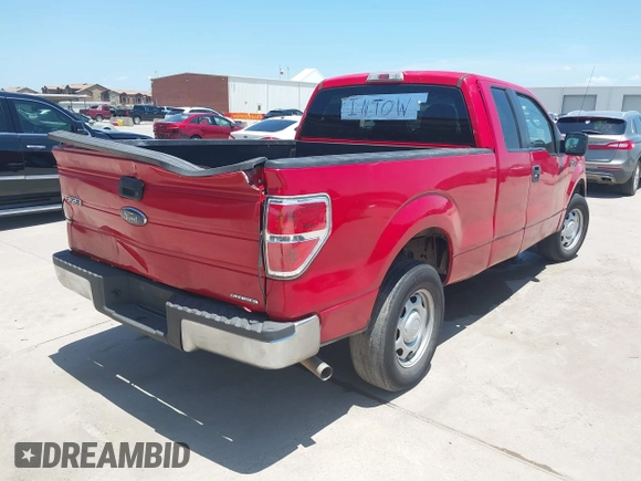 2013 Ford F-150 XL with VIN 1FTEX1CMXDKE24513, listed as a IAAI auction lot 42530682 with 215,018 mi miles and . Bid and sale history available at DreamBid. Image 4.