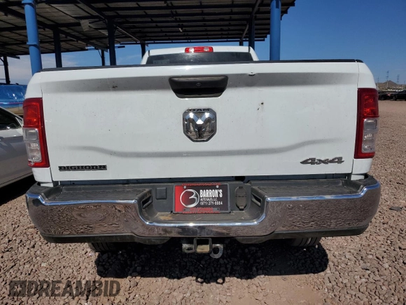 2023 Ram 2500 Big Horn with VIN 3C6UR5JL8PG544059, listed as a Copart auction lot 77711794 with 37,605 mi miles and Salvage title. Bid and sale history available at DreamBid. Image 6.