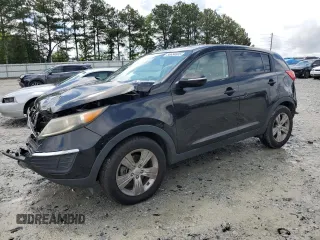 2013 Kia Sportage LX with VIN KNDPB3A26D7397558, listed as a Copart auction lot 56654805 with 123,879 mi miles and Salvage title. Bid and sale history available at DreamBid. Image 1.