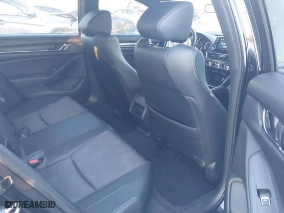2019 Honda Accord Sedan Sport 1.5T with VIN 1HGCV1F38KA121606, listed as a IAAI auction lot 41382047 with 60,685 mi miles. Bid and sale history available at carsss.com. Image 8.