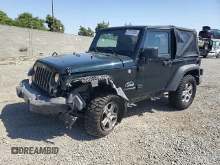 2012 Jeep Wrangler Sport with VIN 1C4AJWAG9CL257841, listed as a Copart auction lot 57731255 with 112,614 mi miles and Salvage title. Bid and sale history available at DreamBid. Image 1.