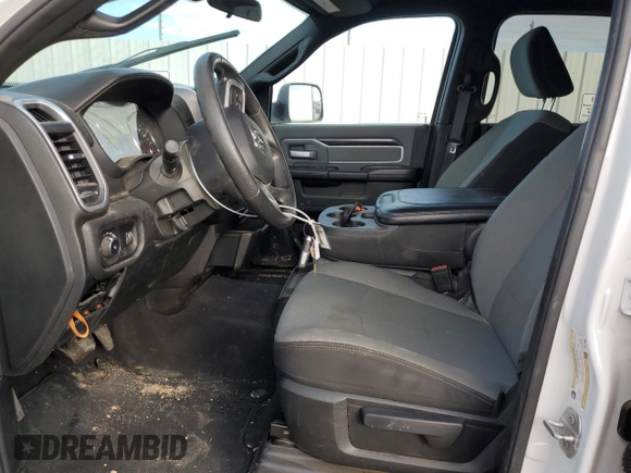 2022 Ram 2500 Big Horn with VIN 3C6UR5DJ3NG179989, listed as a Copart auction lot 85147384 with 28,453 mi miles and Non Repairable. Bid and sale history available at carsss.com. Image 7.