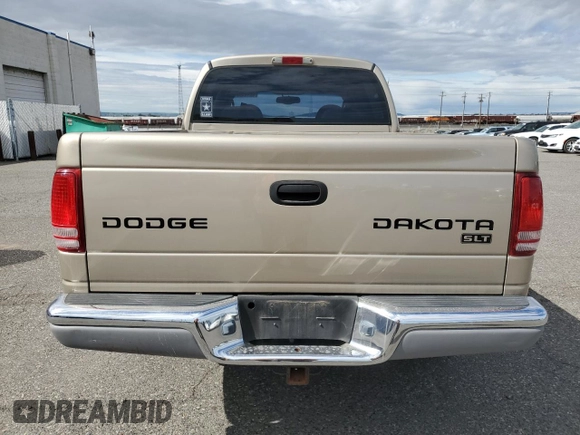2004 Dodge Dakota SLT with VIN 1D7HG48N24S528242, listed as a Copart auction lot 52423025 with 113,786 mi miles and Salvage title. Bid and sale history available at DreamBid. Image 6.