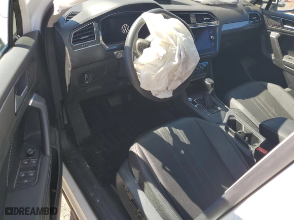 2022 Volkswagen Tiguan SE with VIN 3VV3B7AX6NM014132, listed as a Copart auction lot 47386675 with 0 mi miles and Salvage Title. Bid and sale history available at carsss.com. Image 8.