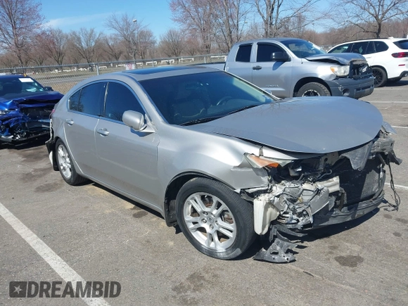 2010 Acura TL with VIN 19UUA8F2XAA000381, listed as a IAAI auction lot 41835238 with 218,639 mi miles. Bid and sale history available at carsss.com. Image 1.