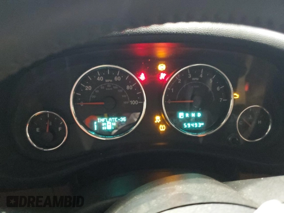 2015 Jeep Wrangler Unlimited Sahara with VIN 1C4HJWEG2FL639593, listed as a Copart auction lot 50992005 with 59,493 mi miles and Salvage Title. Bid and sale history available at carsss.com. Image 9.