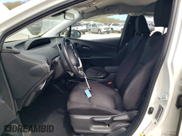 2017 Toyota Prius Plus with VIN JTDKARFP1H3005684, listed as a Copart auction lot 55141105 with 36,379 mi miles and Salvage Title. Bid and sale history available at DreamBid. Image 7.