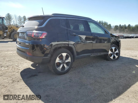 2018 Jeep Compass Altitude z VIN 3C4NJDBB9JT361305, wystawiony jako Copart lot #50126355 z przebiegiem 49 810 mil mil oraz Szkoda całkowita • Salvage title. Historia ofert i sprzedaży dostępna na DreamBid. Obrazek 3.