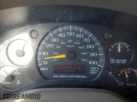2001 Chevrolet Astro Cargo Van with VIN 1GCDM19W61B100497, listed as a Copart auction lot 48613535 with 152,885 mi miles and Clean Title. Bid and sale history available at carsss.com. Image 9.