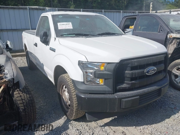2017 Ford F-150 XL with VIN 1FTMF1C80HKD83798, listed as a IAAI auction lot 42802847 with 141,648 mi miles and . Bid and sale history available at DreamBid. Image 1.