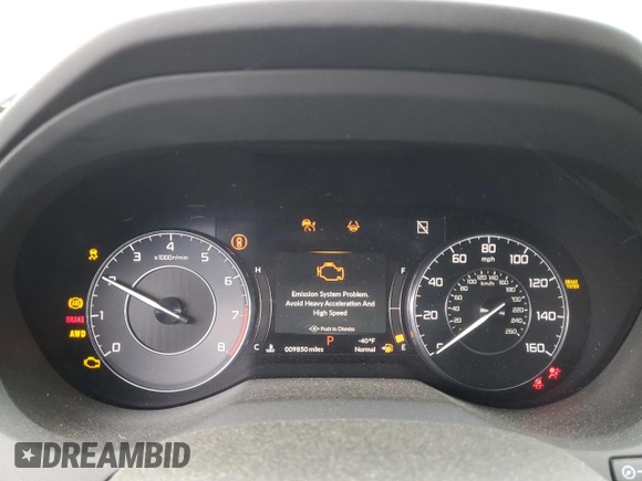 2024 Acura RDX Technology with VIN 5J8TC2H58RL013687, listed as a Copart auction lot 54567465 with 9,850 mi miles and Salvage title. Bid and sale history available at DreamBid. Image 9.