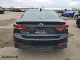 2017 Hyundai Elantra SE with VIN KMHD84LF6HU292416, listed as a Copart auction lot 52903485 with 214,716 mi miles and Clean Title. Bid and sale history available at carsss.com. Image 6.