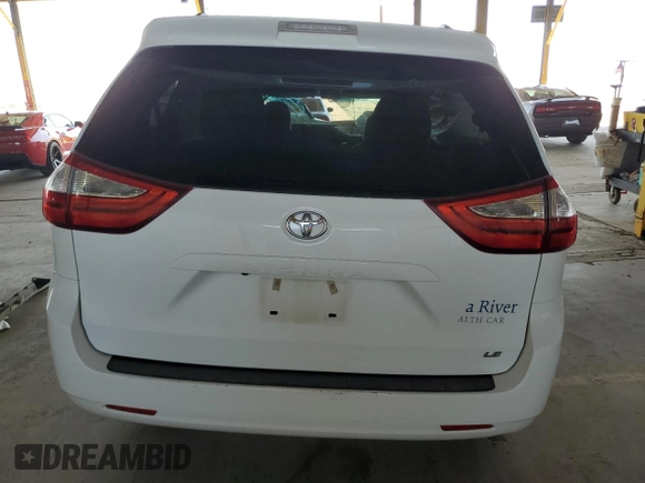 2017 Toyota Sienna LE Auto Access Seat with VIN 5TDKZ3DC9HS874165, listed as a Copart auction lot 52757194 with Not provided miles and Salvage title. Bid and sale history available at DreamBid. Image 6.